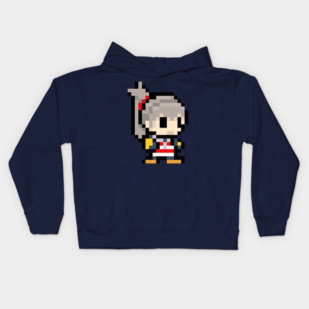 pixelated takumi Kids Hoodie by sweendle